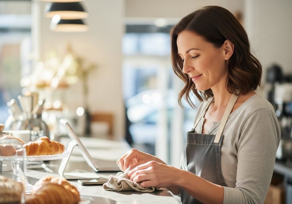 AI answering service running 24/7 while a New Zealand business owner focuses on work
